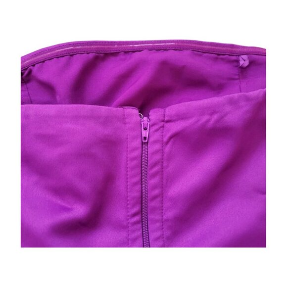 Anthropologie Atsu Strapless Bow Top Purple Medium Tube Corsage - Picture 4 of 10